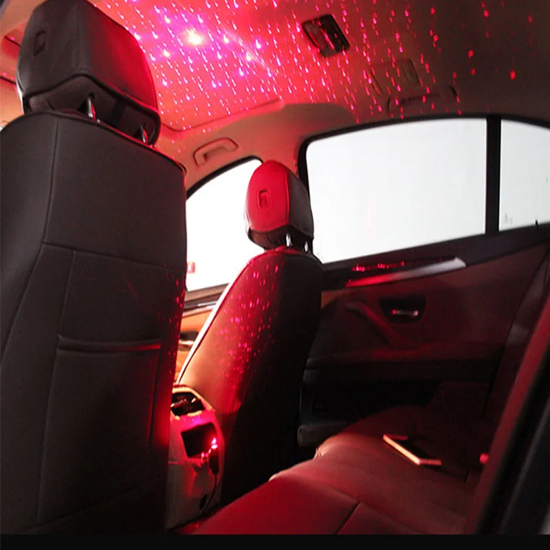 

Звездные ночные светильники на крышу автомобиля, светодиодная комнатная атмосфера, Галактическая лампа, декоративный мини-светильник, про...