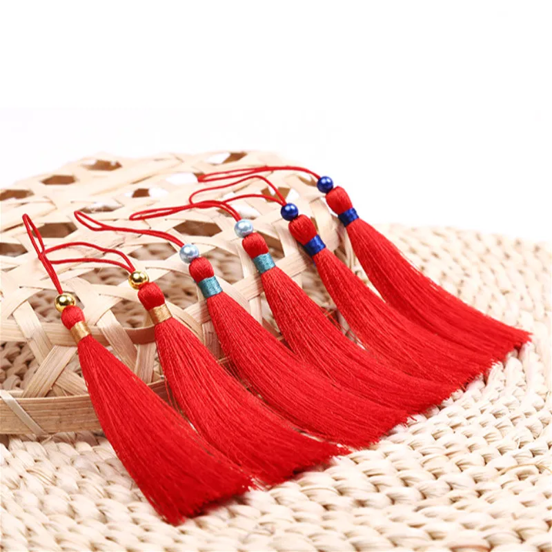 20 шт./лот полиэстер шелк кисточка отделка ювелирное изделие бисер жемчуг для