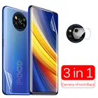 Гидрогелевая мягкая пленка для задней панели камеры Xiaomi Poco X3 Pro Pocox3 Pocophone X3Pro X 3 NFC, Защитная пленка для экрана, не стекло
