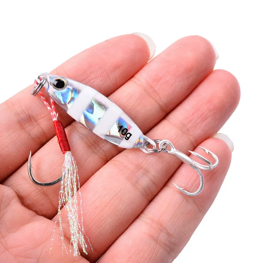 

6PCS Metal Cast Jig Spoon 15G 20G 25G 30G 40G 60G Shore Casting Jigging Lead Fish Sea Bass Fishing Lure Artificial Bait Tackle