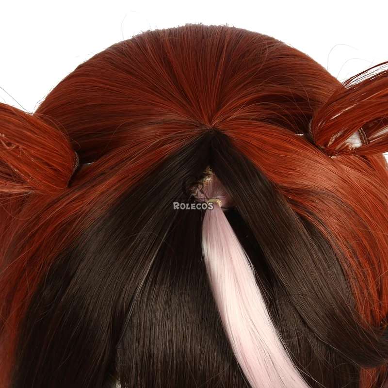 

ROLECOS Uma Musume Pretty Derby Cosplay Wig Symboli Rudolf Cosplay Wig Women Headwear Brown Synthetic Hair Heat Resistant