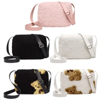 winter new fashion shoulder bag female bag plush handbag messenger bag soft warm fur bag crossbody bag women 2020
