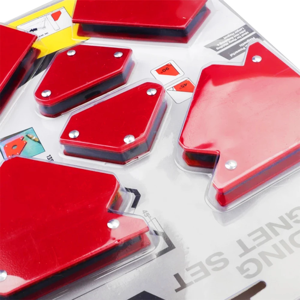 

4/6PCS/set Hot Sale Triangle Welding Positioner Magnetic Fixed Angle Soldering Locator Tools Without Switch Welding Accessories