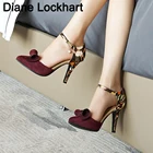 Женские босоножки с бантом, босоножки на высоком каблуке, пикантные туфли для стриптиза, новинка 2020 года, летняя женская обувь Мэри Джейн