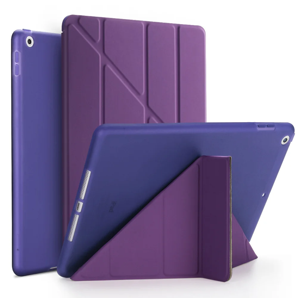 Чехол для iPad 9,7, Магнитный Авто Пробуждение сна Флип из искусственной кожи чехол с Умной подставкой держатель чехол для iPad 9,7 чехол - Цвет: Purple