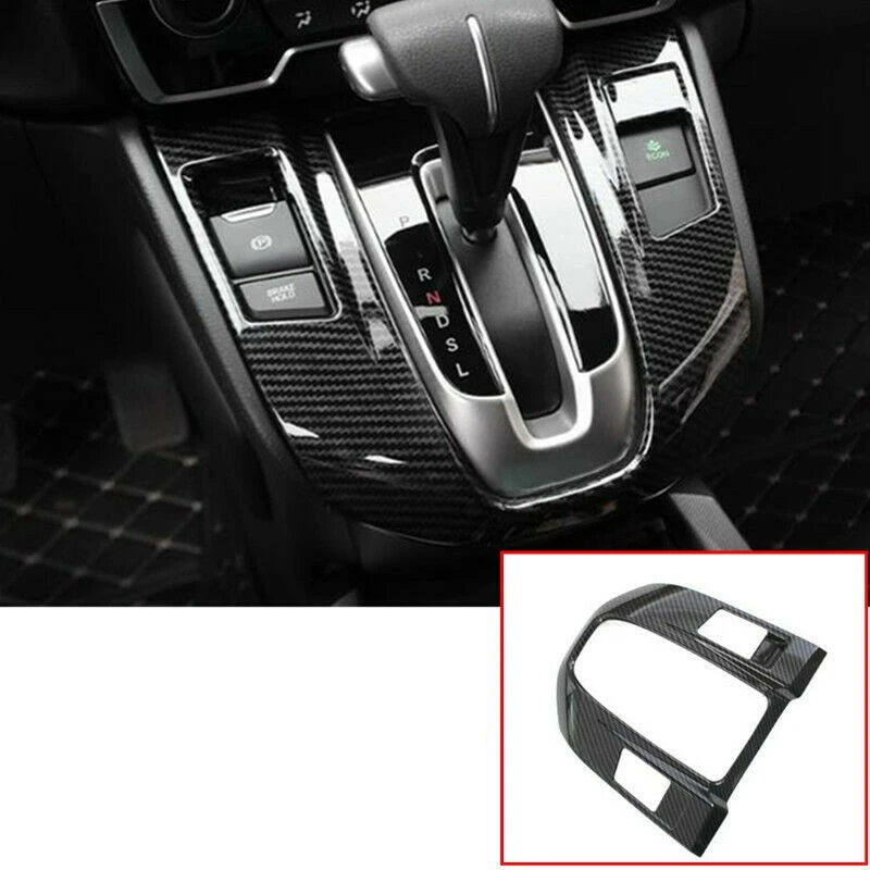 

Carbon Fiber Car Gear Shift Box Panel Cover Trim for Honda CR-V CRV 2017-2021