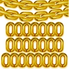 Воздушные шары из золотой фольги в стиле хип-хоп, 16 дюймов