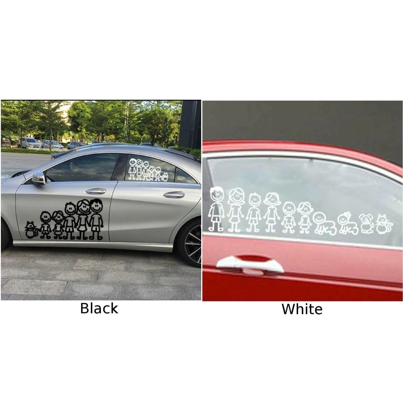 SUV Car Stickers Vivid Window Laptop 1 set My family member figure style | Автомобили и мотоциклы