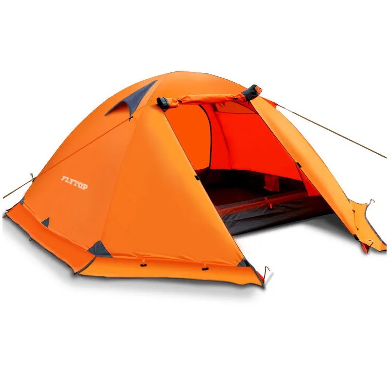 Палатка туристическая двухслойная на 2 человек Всесезонная с алюминиевыми