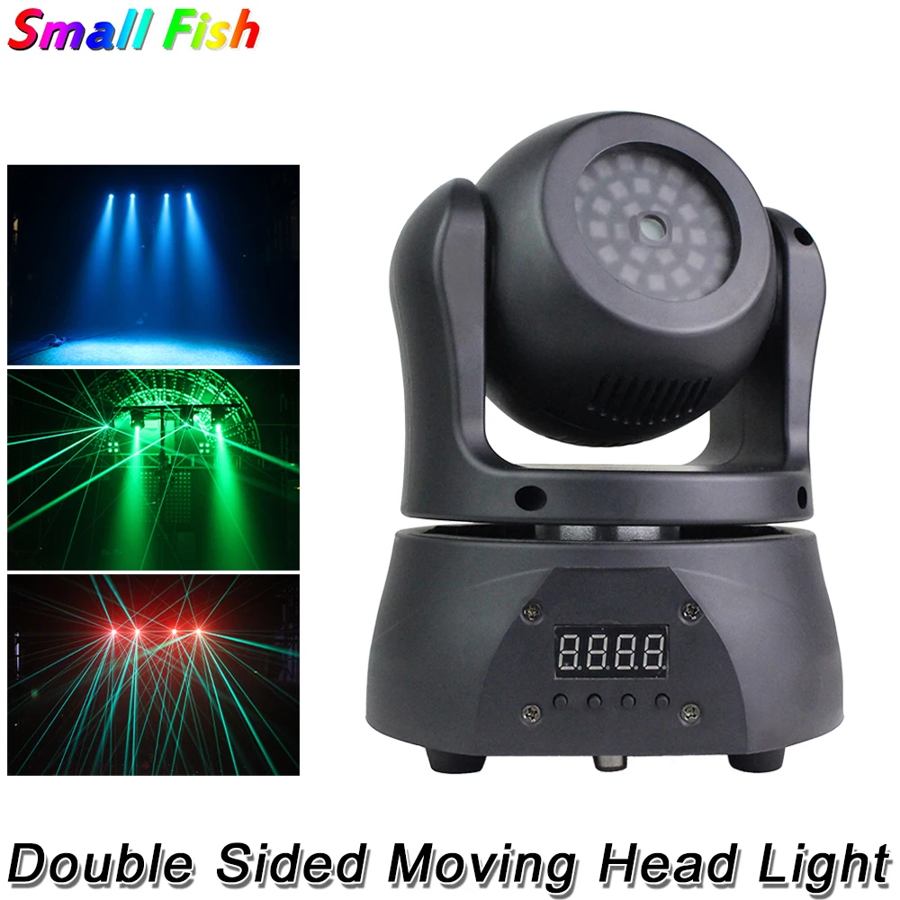 

Fast Shipping 4 Unit LED Pocket Double-Sided Moving Head Light 2in1 DMX Stage Spotlight Party Show DJ Disco Club Effect Lights
