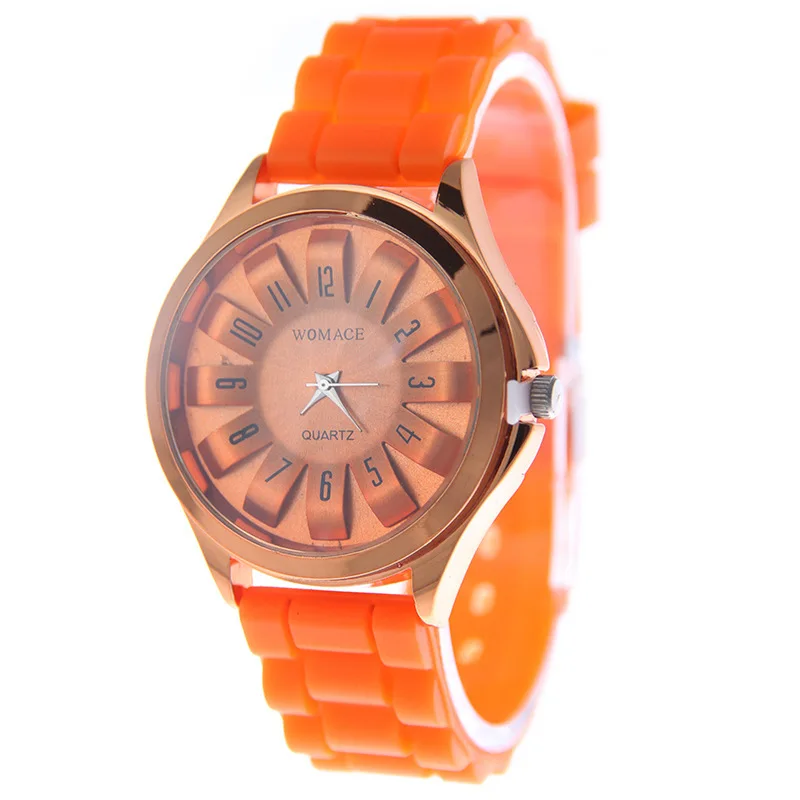 

Chrysanthemum silica gel watch sunflower quartz watch petal round watch women's watch