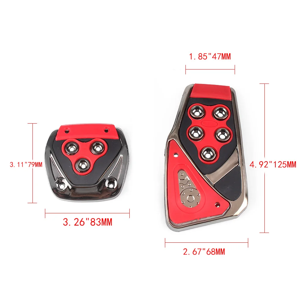 Недорогие гоночные педали для стайлинга автомобиля RASTP универсальные ручные