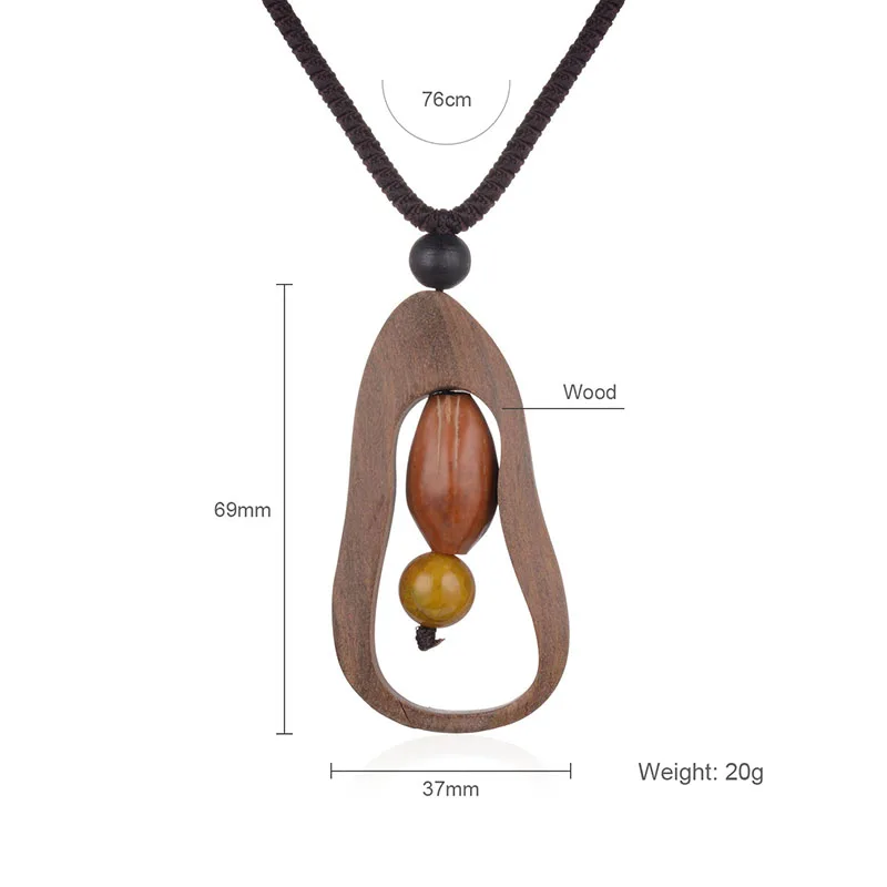 Винтажное ожерелье этническое асимметричная полая форма соединяющие бусины
