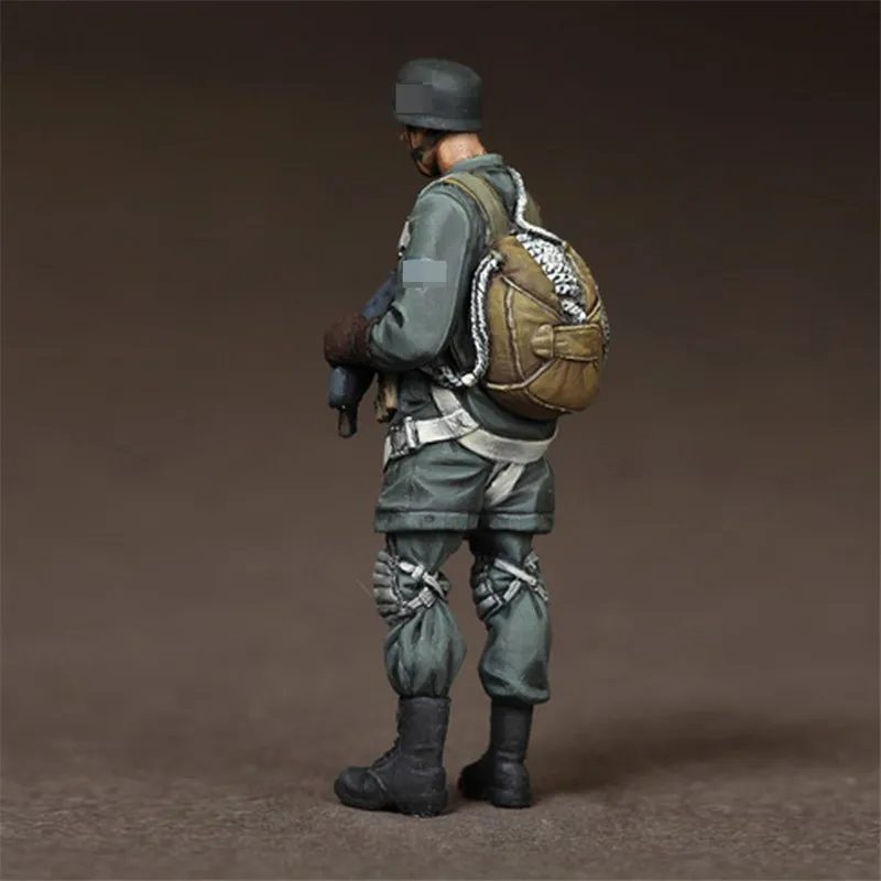 Фигурка из смолы масштаб 1/35 модельный набор парашютный солдат готовый к снятию