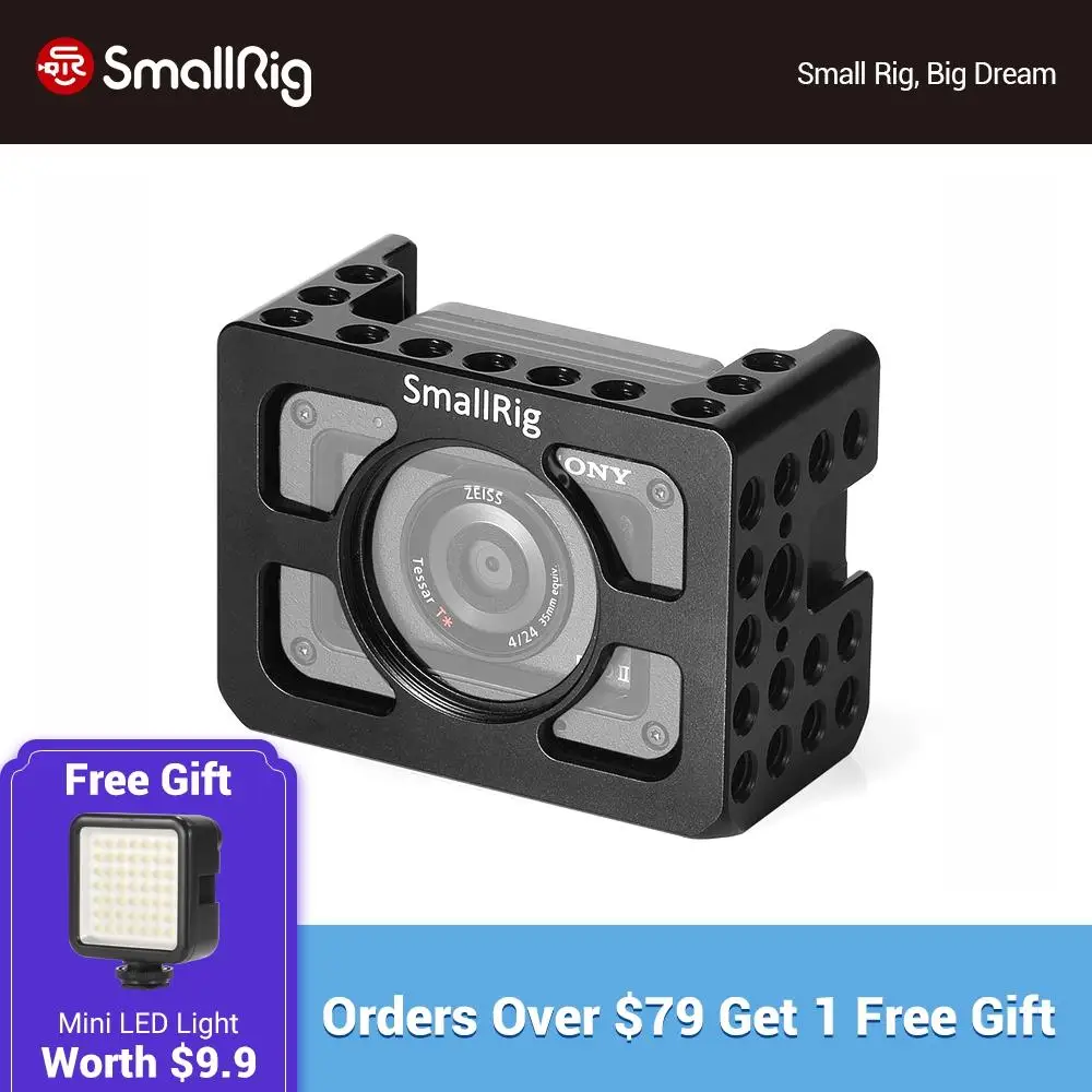 Клетка для камеры SmallRig RX0 ii Sony II облегающая клетка с резьбовыми отверстиями 1/4 20 и