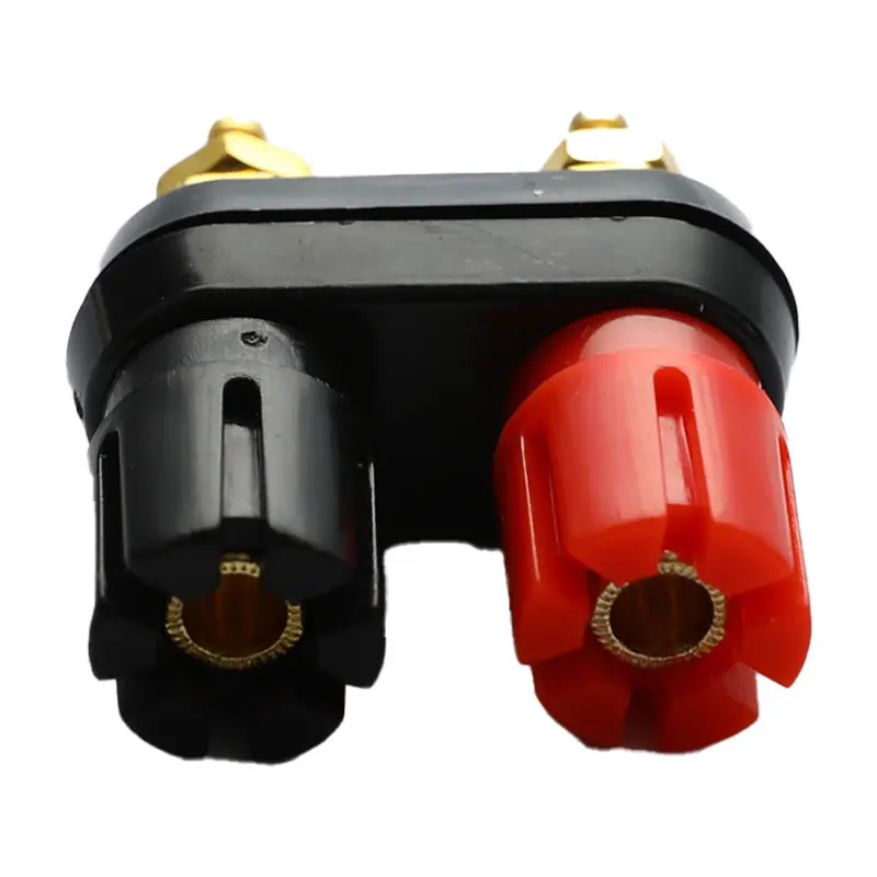 

Banana Plugs Couple Terminal Red Black Connector Amplifier Terminal Binding Post