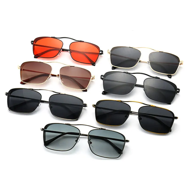

New Steam Punk Square Sunglasses Brand Design Fashion Driving Metal Sun Glasses 2020 Vintage Retro Travel Women Eyewear UV400