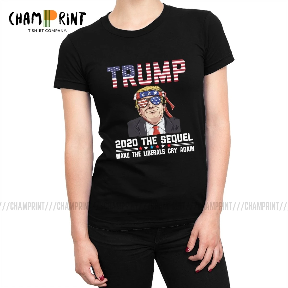 Женская футболка Trump 2020 с сиквелом Make Liberals Cry Again футболки президентскими выборами