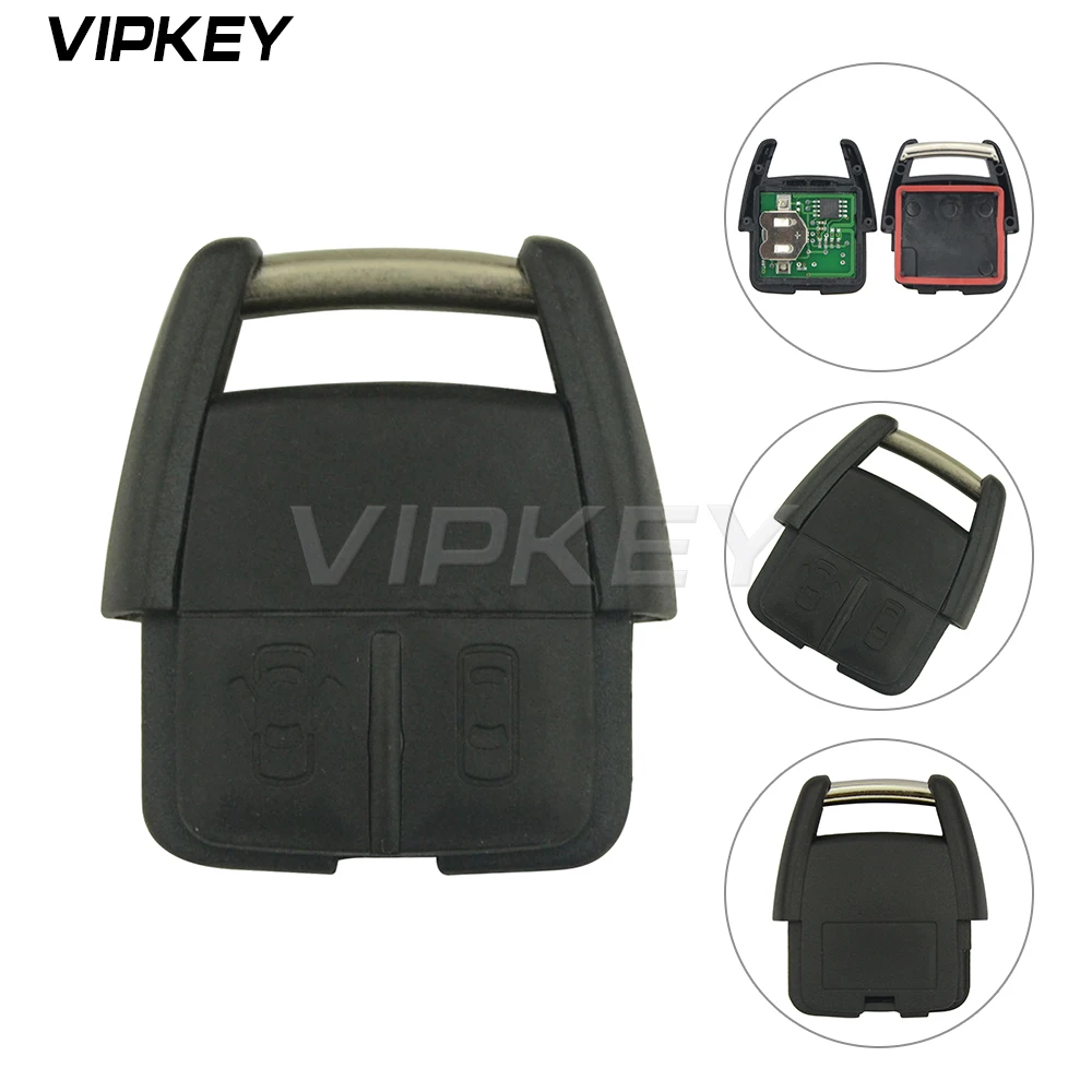 Автомобильный ключ Remotekey 2 кнопки 433 МГц для Opel Vauxhall Holden Astra G Zafira A 93176615 2003 2004|Ключ от