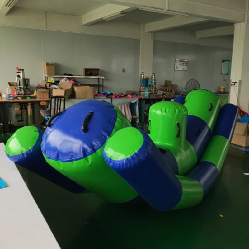 3 м гигантские красочные надувные игрушки для езды Seesaw герметичные водные луга