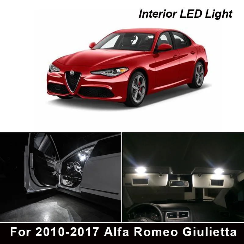 Набор светодиодных ламп для салона Alfa Romeo Giulietta 2010 2017-940 11 шт. | Автомобили и