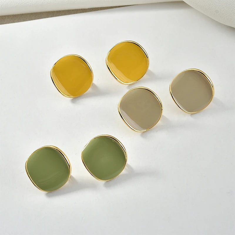 Серьги-гвоздики из сплава Morandi серебряная игла в форме капель серьги для ушей