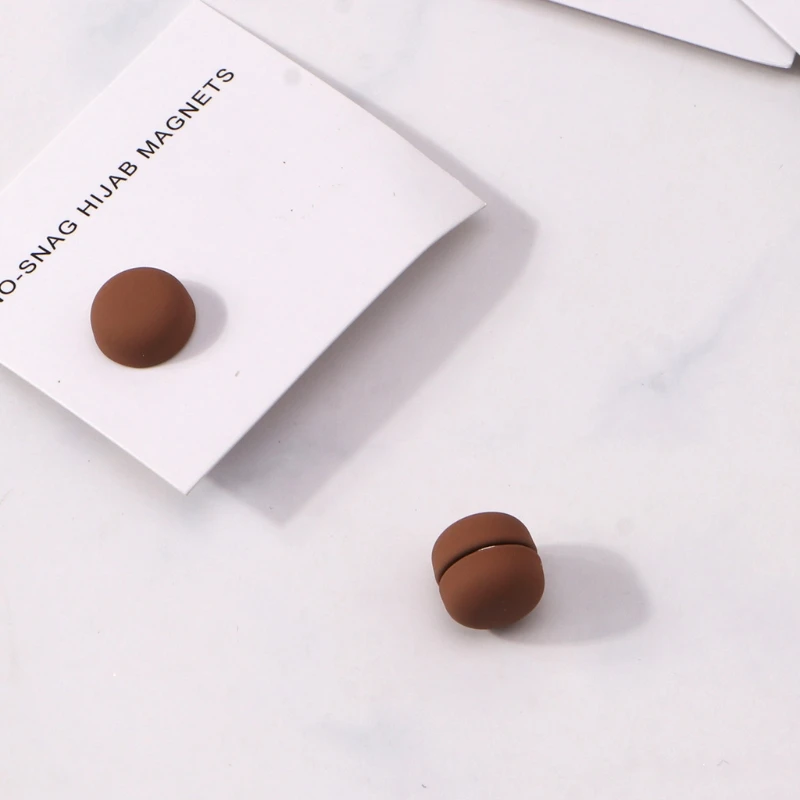 2 пары магнитные зажимы для хиджаб Роскошный аксессуар без отверстий | Украшения