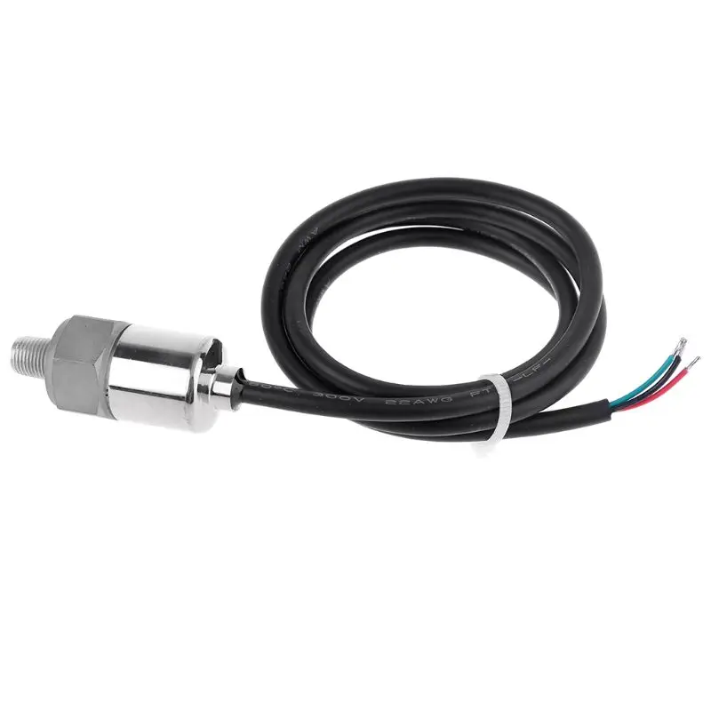 

0-10/20/30bar Pressure Transmitter Transducer Sensor Oil Water 1/8" Input 8-32V 12V 24V DC Output 4-20mA