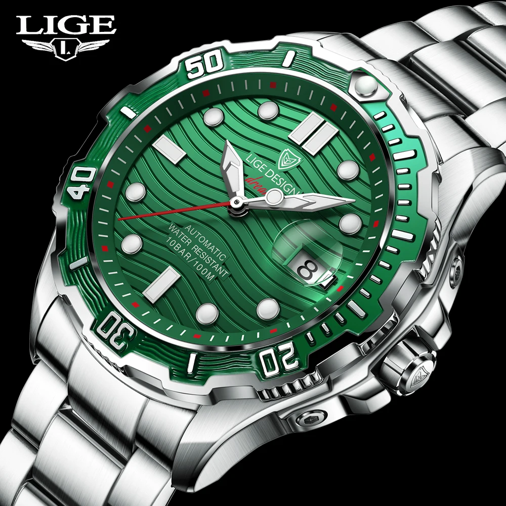 

Часы мужские механические, под Деловое платье, 2021