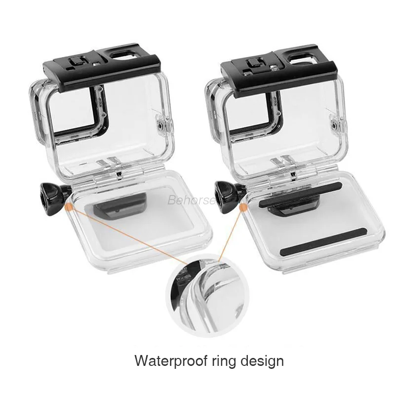45 м глубокий дайвинг водонепроницаемый чехол Корпус для Gopro Hero 7 серебряный и