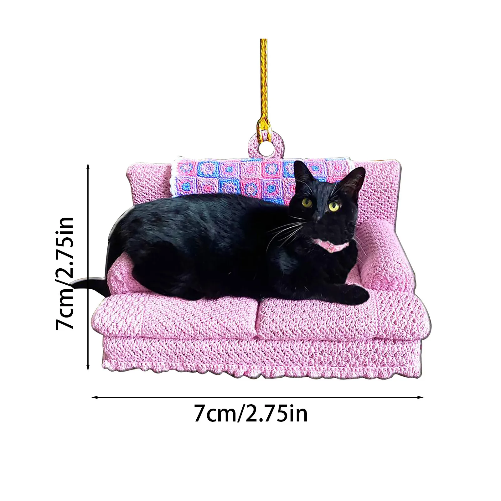 Рождественское украшение для дивана кота домашнего питомца персонализированный