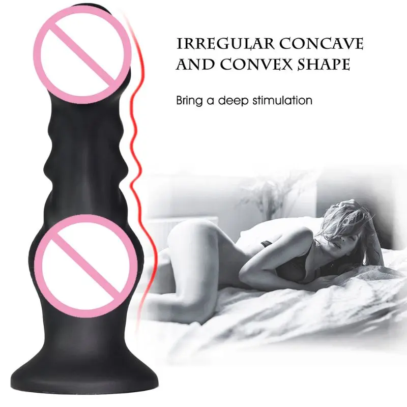 Реалистичный силиконовый фаллоимитатор точки G анальная пробка Анальная с