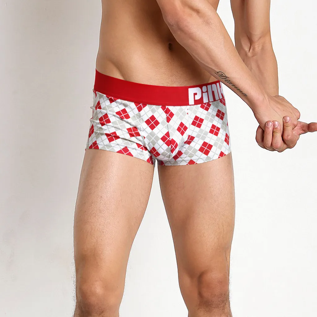 Бренд Pink Hero мужское нижнее белье боксеры с принтом хлопковые удобные трусы