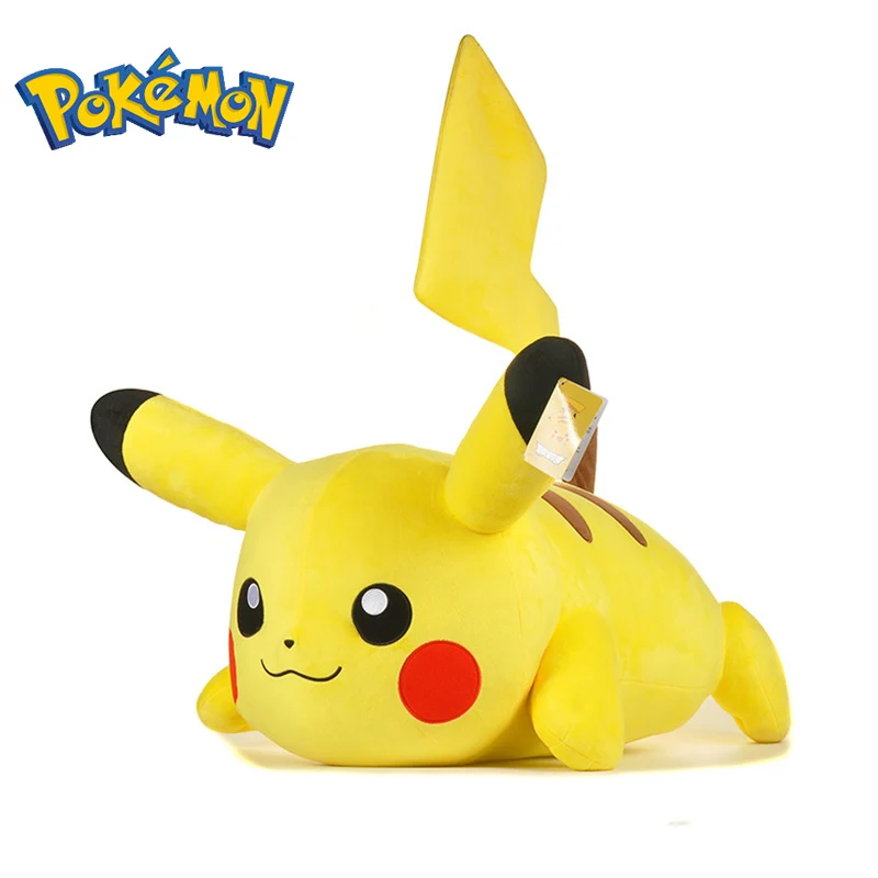 

Плюшевая игрушка Pokemon Pikachu анимэ кукла кавайная мягкая плюшевая игрушка 30 см украшения для дома для девочек подарок на день рождения Покемон...