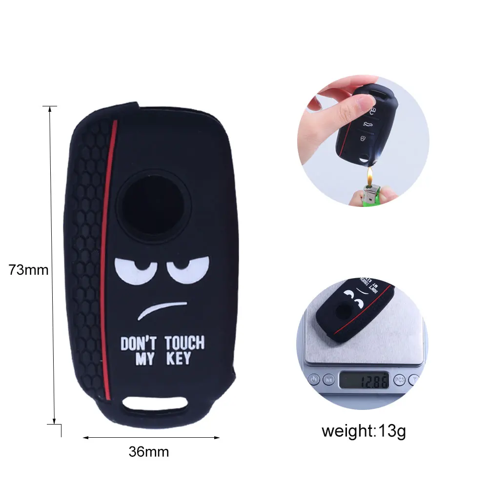 3 Buttons Car Key Protector For Volkswagen VW Polo Bora Tiguan Auto Accessories Replacement Case Shell | Автомобили и мотоциклы