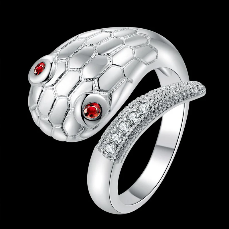 New Trendy Personalized Cute Adjustable Big Head Cat Ring Silver Color Plated Men Fashion Animal Kitty Free Ship | Украшения и