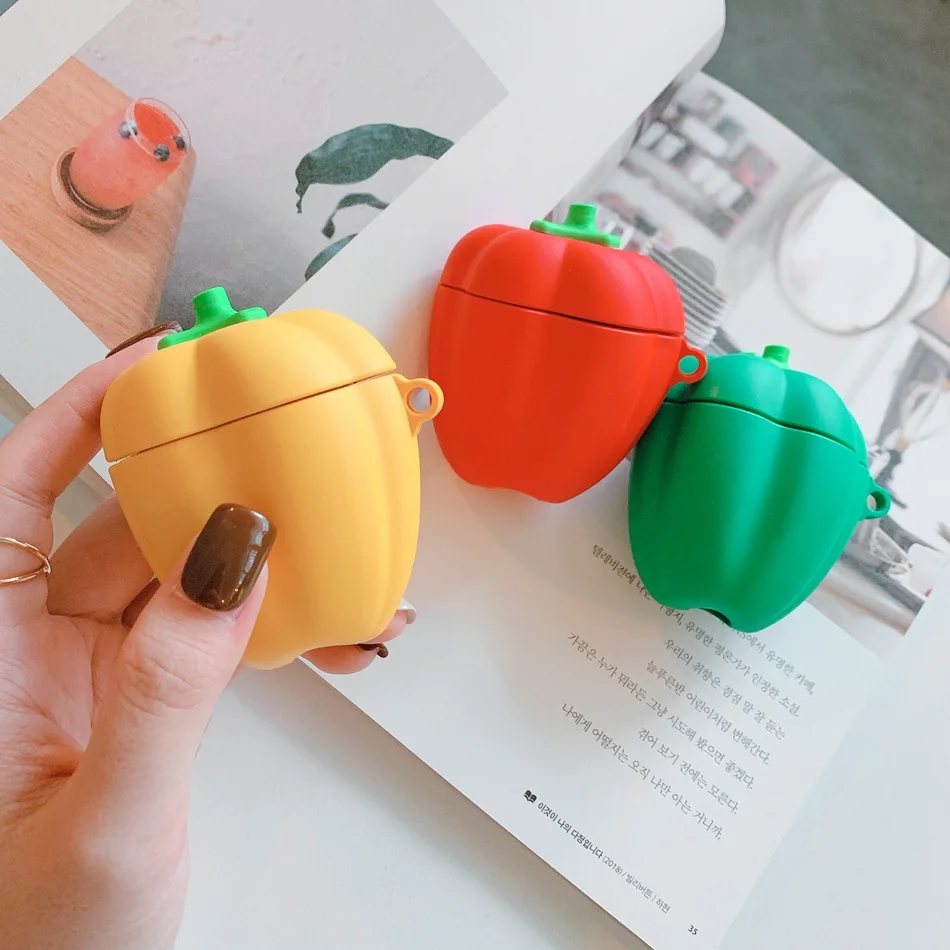 Роскошный чехол для Airpods 2 чехол силиконовый милый чехол для Apple Airpod беспроводные наушники для Air Pods аксессуары брелок ТВ коробка