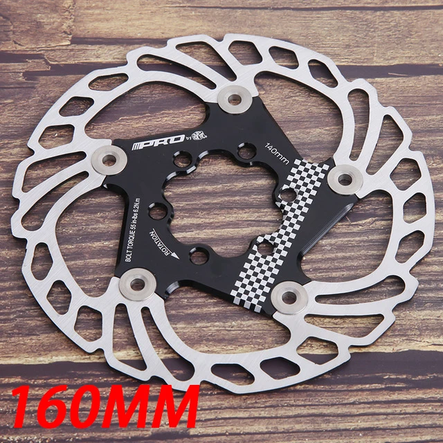 Black Rotor 160 x1 Дорожная гидравлическая система дисковых тормозов с плоским креплением, Штангенциркули с 140 мм дисками, роторные велосипедные двусторонние механические тросы, хомуты для дорожных тормозов - Цвет: Black Rotor 160 x1