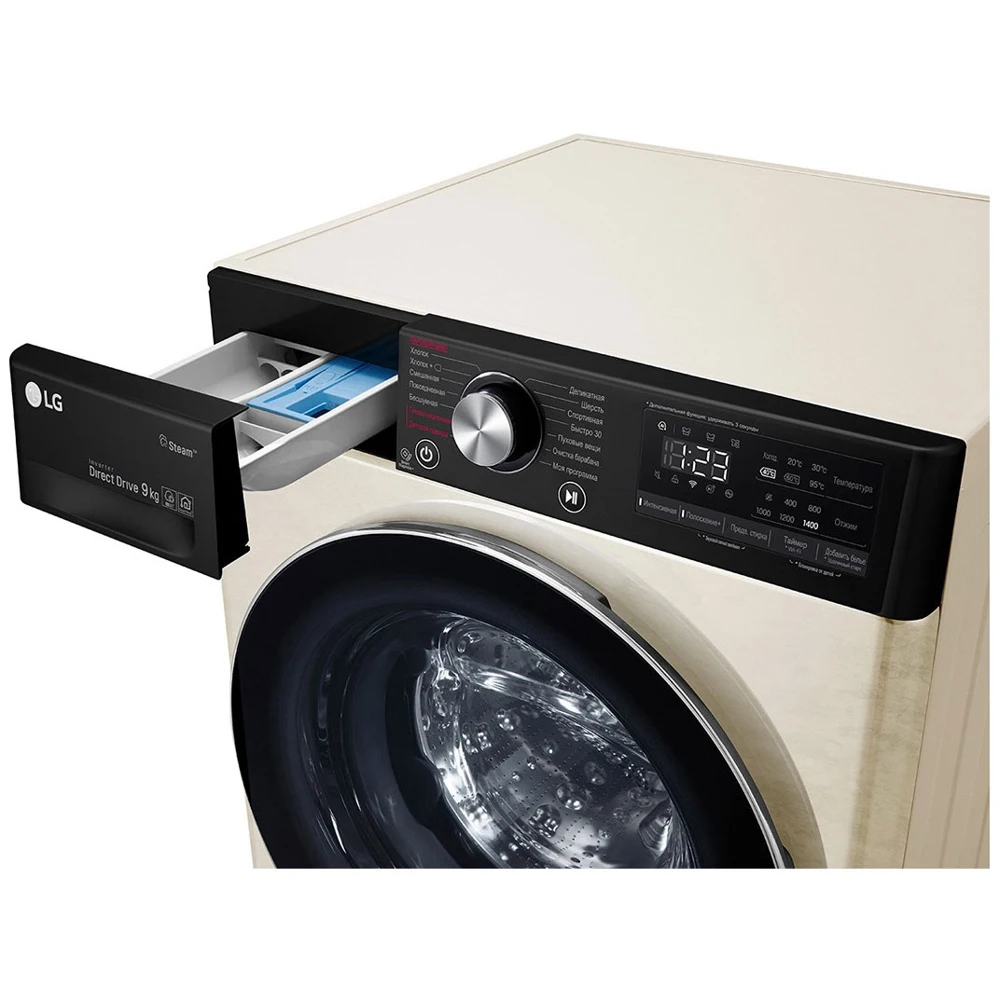 Washing machine LG F4V5VS9B Home Appliances Major Appliance automatic Washer Wash Machine Household for kitchen Garment steamer Iron Steam generator