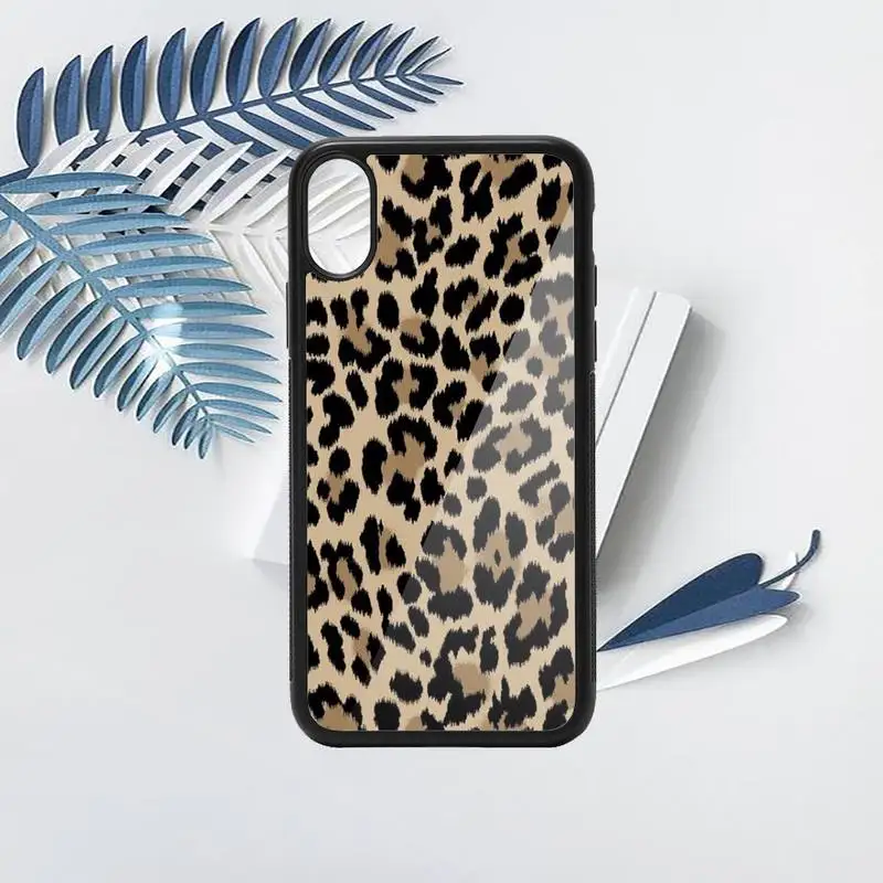 

Sexy Leopard print pattern Phone Case PC for iPhone 11 12 pro XS MAX 8 7 6 6S Plus X 5S SE 2020 XR