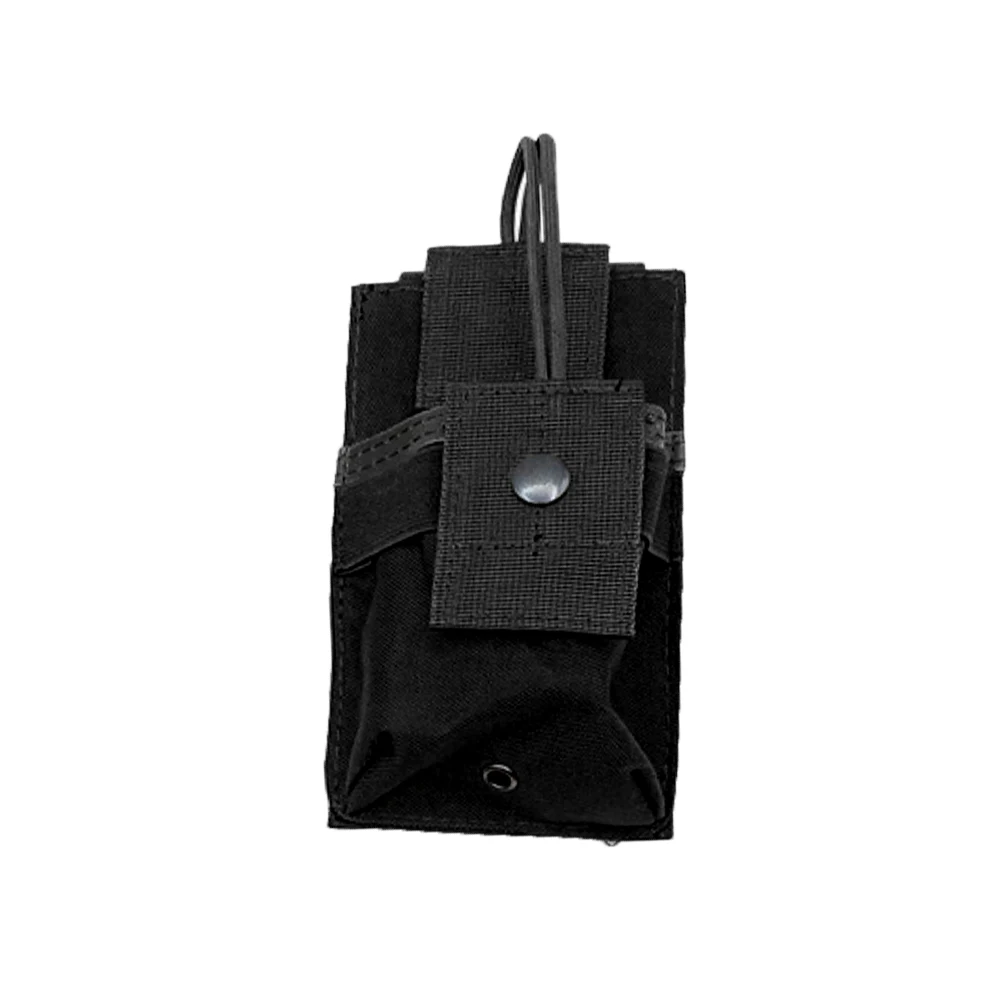 

Tactical Radio Pouch Multifunctional Waterproof Nylon Lightweight Military Interphone Storage Bag for Outdoor Activities