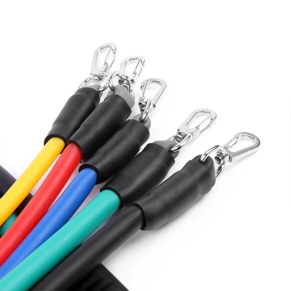 

11pcs/set Resistance Bands TPE Tube Stretch Pull Rope Trainers Ideal Force Core Training Tool Expander Fitness Equipment