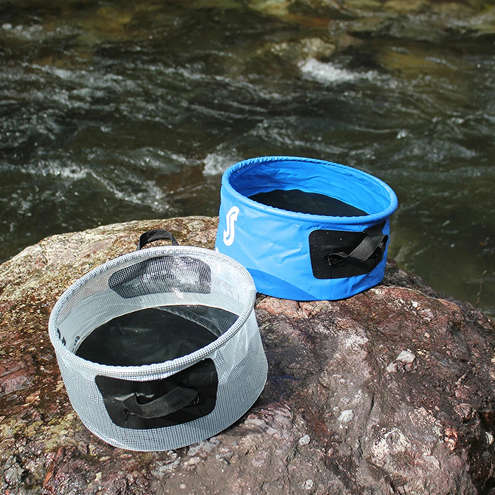 

Складное ведро, портативное складное ведро, многофункциональное ведро для мытья автомобиля, уличный дорожный контейнер для воды для рыбалк...