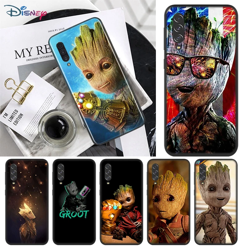 

Groot cute For Samsung Galaxy A90 A80 A70S A60 A50S A50 A40 A40S A30 A30S A20E A20S A10S A10 A2 Phone Case