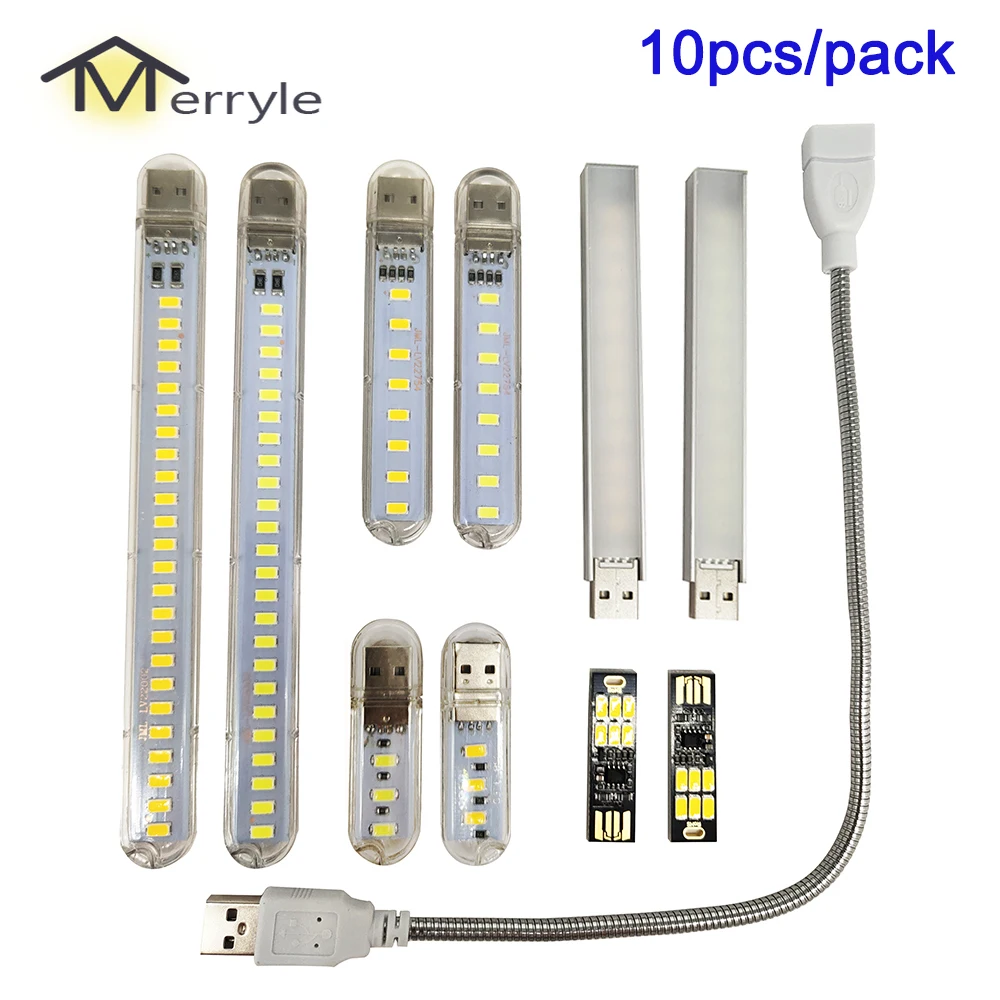 

Портативный мини-светильник для ноутбуков, с USB-разъемом, 3, 8, 6, 12, 24 светодиодов, с сенсорным датчиком, с регулируемой яркостью, настольная лампа для блока питания, ПК, 10 шт.