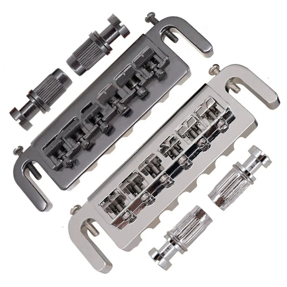 Комплект с 6 регулируемыми наконечниками для электрогитары|bridge tailpiece|saddle bridgefor