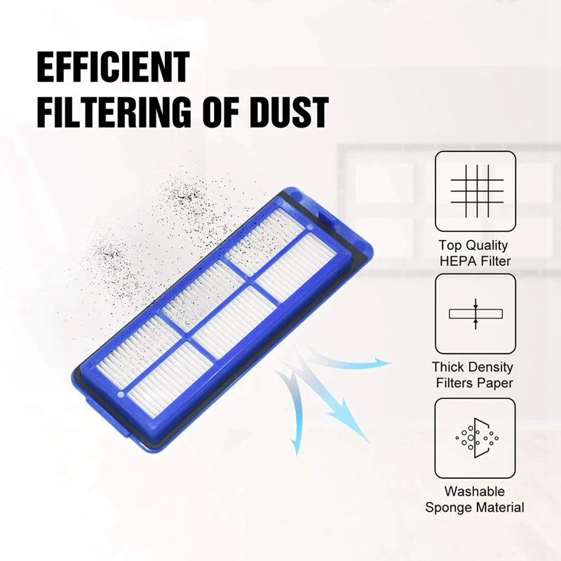

Set for Eufy RoboVac 11S MAX,RoboVac 30C MAX, RoboVac G10, RoboVac G30, Edge- 13PCS Replacement Parts Brush Filter