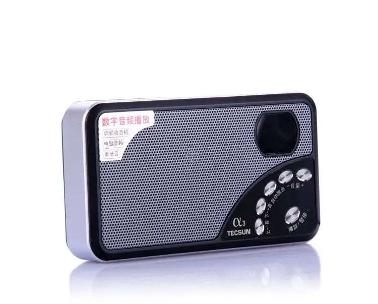 Tecsun A3 мини портативный fm радио музыкальный MP3 плеер TF карта динамик