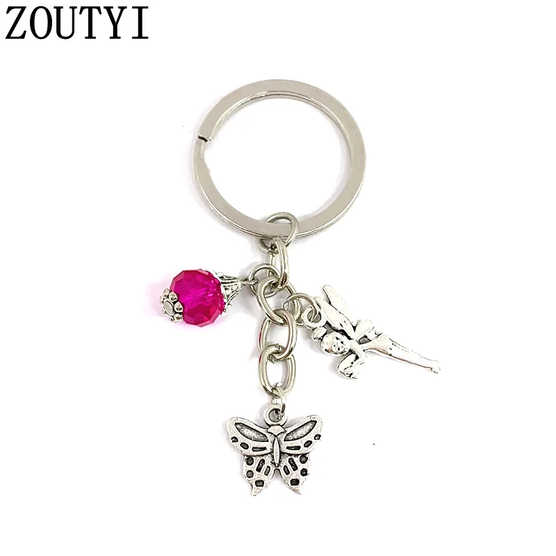 1 шт. брелок с изображением ангела бабочки Elf спасибо за ваш шарм и красочный для