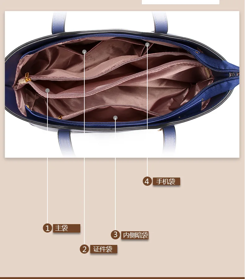 

Women's High Quality Luxury PU Leather Handbag Shoulder Messenger Bag Satchel Hobo Bag Tote Bag